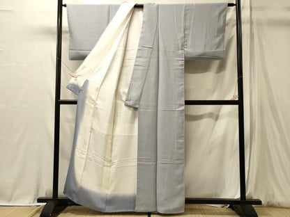平和屋着物■上質な小紋　霞文　西武扱い　正絹　逸品　未使用　CABL0610oy