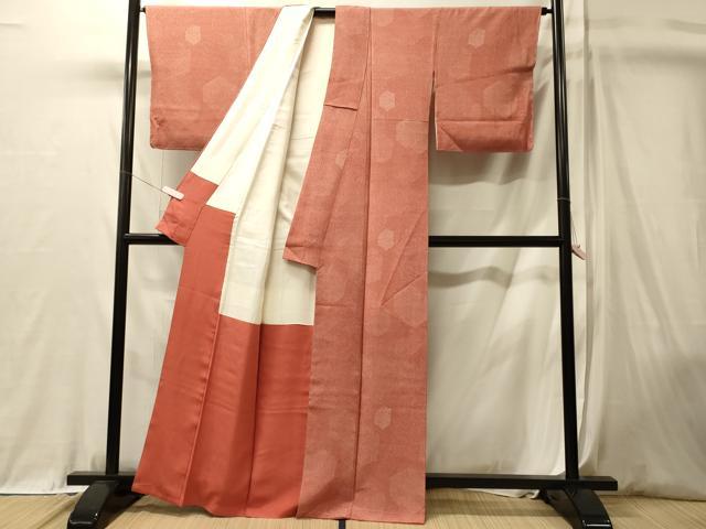 平和屋着物■江戸小紋　内田秀一　吉祥小紋柄　正絹　逸品　未使用　CABL0612oy