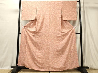 平和屋着物■上質な小紋　菊　正絹　逸品　未使用　CABL0622oy