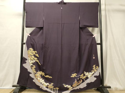 平和屋着物■豪華色留袖　作家物　松竹梅　金彩　正絹　逸品　CABL0627oy