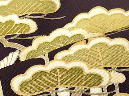 平和屋着物■豪華色留袖　作家物　松竹梅　金彩　正絹　逸品　CABL0627oy