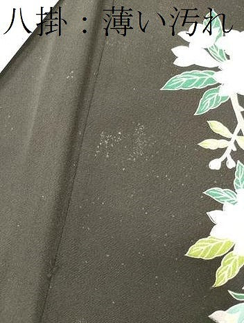 平和屋着物■豪華黒留袖　作家物　風景枝花松文　正絹　逸品　CABL0635oy