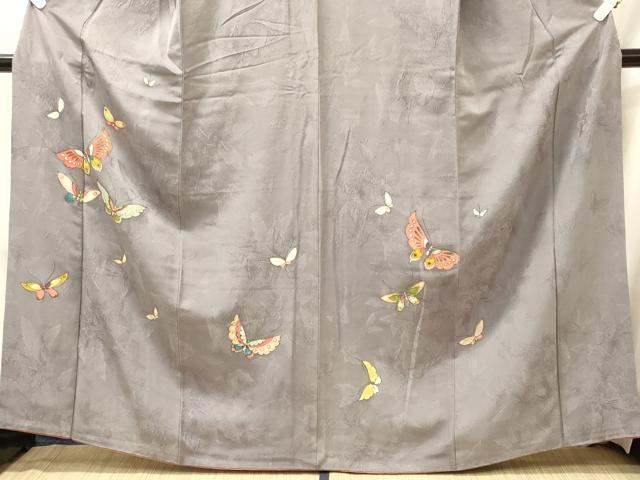 平和屋着物■訪問着　舞蝶文　金彩　正絹　逸品　CABL0639oy