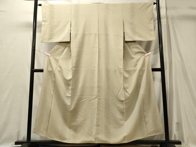 平和屋着物■上質な小紋　幾何学文　正絹　逸品　CABL0649oy