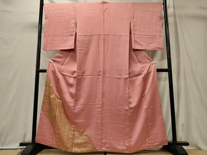 平和屋着物■訪問着　作家物　箔散らし　暈し染め　金彩　正絹　逸品　CABL0671oy