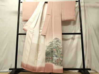 平和屋着物■豪華色留袖　寿光織　修学院　暈し染め　正絹　逸品　CABL0673oy