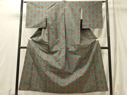平和屋着物■上質な紬　吉祥文　正絹　逸品　CABL0675oy