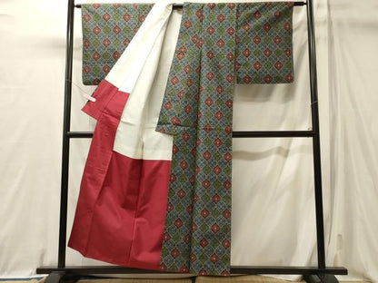 平和屋着物■上質な紬　吉祥文　正絹　逸品　CABL0675oy