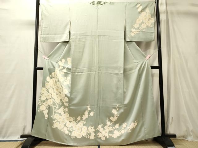 平和屋着物■訪問着　枝花文　金彩　正絹　逸品　CABL0680oy