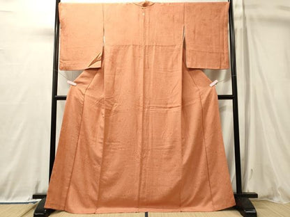 平和屋着物■上質な小紋　辻が花地紋　正絹　逸品　CABL0681oy