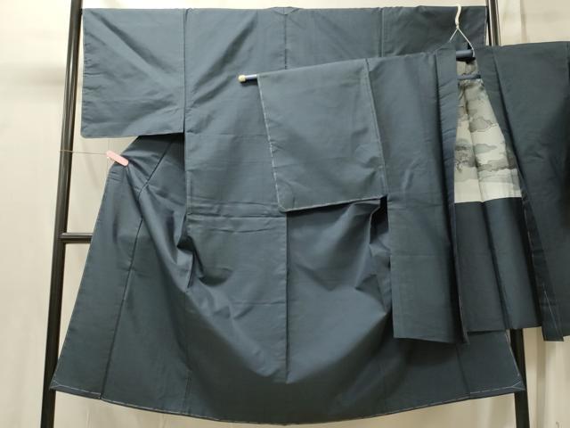 平和屋着物■男性　本場大島紬　アンサンブル　80亀甲　総詰め　正絹　逸品　未使用　CABL0686oy
