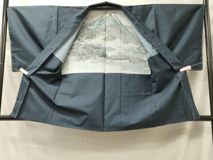 平和屋着物■男性　本場大島紬　アンサンブル　80亀甲　総詰め　正絹　逸品　未使用　CABL0686oy