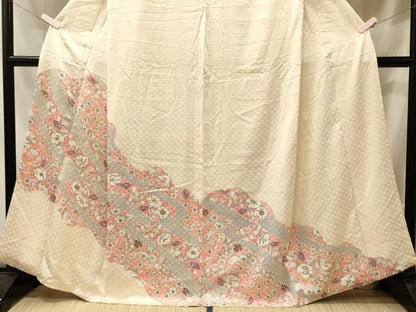 平和屋着物■訪問着　辻が花　正絹　逸品　CABL0690oy