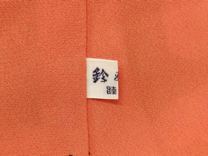 平和屋着物■上質な小紋　草花文　鈴乃屋扱い　正絹　逸品　CABL0692oy