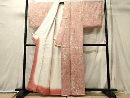 平和屋着物■上質な小紋　辻が花　金彩　正絹　逸品　CABL0699oy