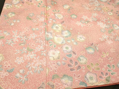 平和屋着物■上質な小紋　辻が花　金彩　正絹　逸品　CABL0699oy