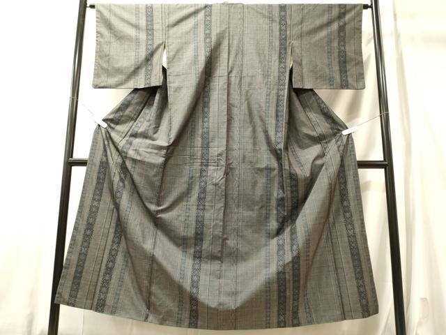 平和屋着物■本場大島紬　吉祥華間道　正絹　逸品　CABL0701oy