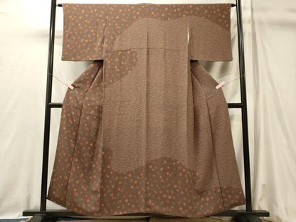 平和屋着物■訪問着　舞花青海波　鬼しぼ縮緬　正絹　逸品　CABL0706oy