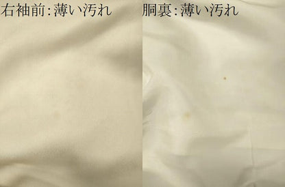 平和屋着物■訪問着　手描き　草花文　暈し染め　正絹　逸品　未使用　CABL0727oy