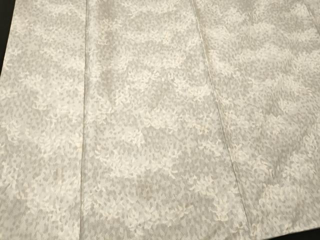 平和屋着物■上質な紬　草葉文　胴抜き仕立て　正絹　逸品　CABL0728oy