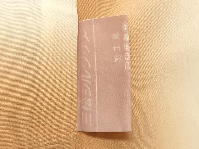 平和屋着物■訪問着　草花文　暈し染め　金銀彩　正絹　逸品　CABL0733oy