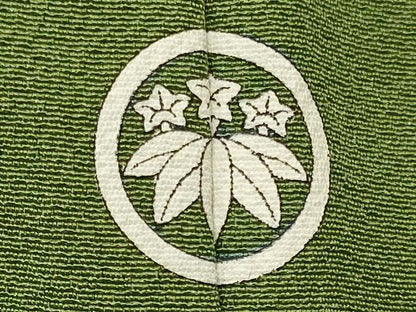 平和屋着物■上質な色無地　柳色　正絹　逸品　CABL0734oy