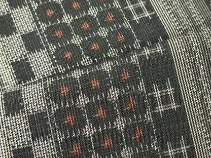 平和屋着物■本場村山大島紬　吉祥間道　正絹　逸品　CABL0742oy