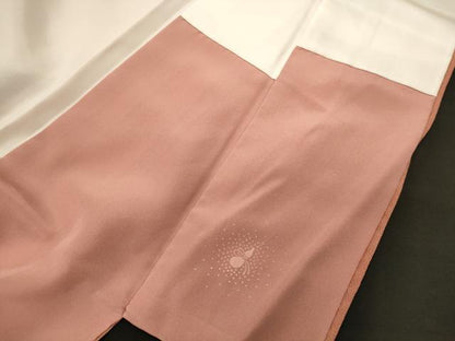 平和屋着物■上質な色無地　宍色　正絹　逸品　未使用　CABL0745oy