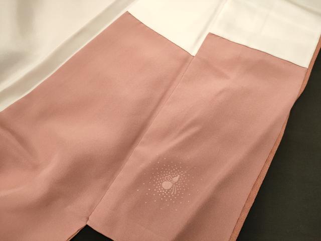 平和屋着物■上質な色無地　宍色　正絹　逸品　未使用　CABL0745oy