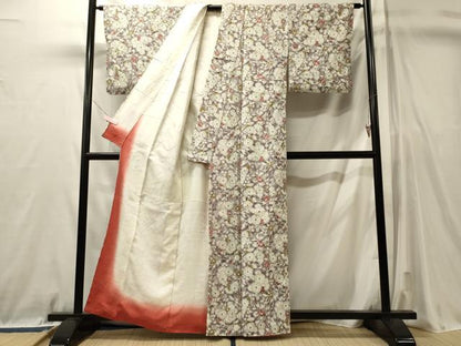 平和屋着物■上質な小紋　絞り　辻が花　正絹　逸品　CABL0746oy