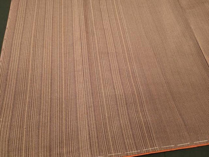 平和屋着物■上質な紬　縞　正絹　逸品　未使用　CABL0769oy