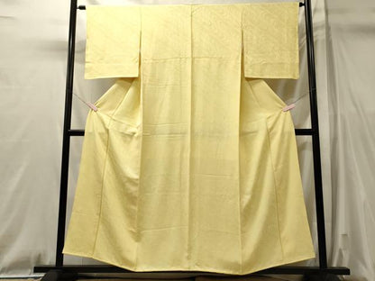 平和屋着物■上質な色無地　流水地紋　蒸栗色　正絹　逸品　CABL0776oy
