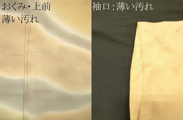 平和屋着物■訪問着　霞文　暈し染め　正絹　逸品　CABL0782oy