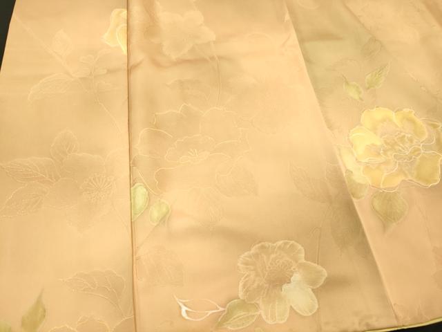 平和屋着物■上質な小紋　地紋起こし　草花文　暈し染め　正絹　逸品　CABL0789oy