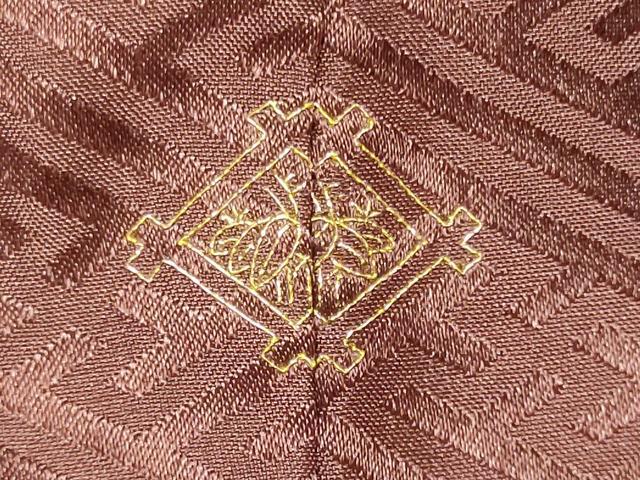 平和屋着物■豪華色留袖　刺繍　孔雀丸文　金彩　正絹　逸品　CABL0797oy
