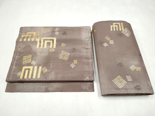 平和屋着物●二代目清次郎　手描き　つけ帯　源氏香　金彩　正絹　逸品　CABL0837hy