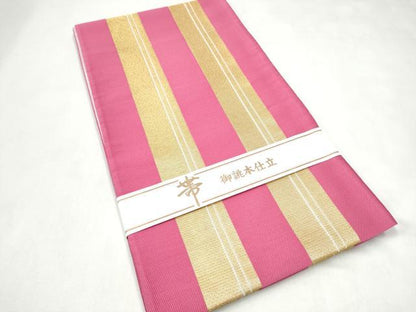 平和屋着物●西陣　大光謹製　六通柄袋帯　間道　金糸　証紙付き　逸品　CABL0854hy