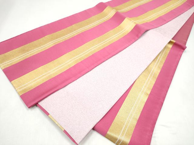 平和屋着物●西陣　大光謹製　六通柄袋帯　間道　金糸　証紙付き　逸品　CABL0852hy