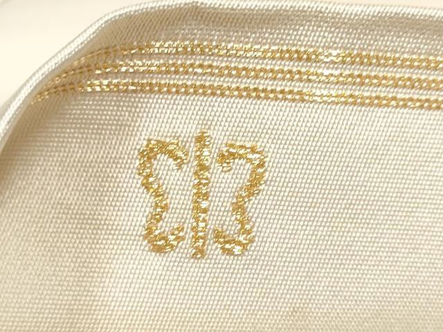 平和屋着物●西陣　川島織物　六通柄　本袋帯　花唐草文　金銀糸　正絹　逸品　CABL0895hy