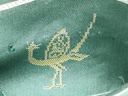 平和屋着物●西陣　白綾苑大庭　六通柄袋帯　扇面草花文　金糸　正絹　逸品　CABL0900hy