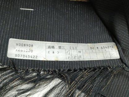 平和屋着物●西陣　じゅらく謹製　六通柄袋帯　線　金糸　紙箱・証紙付き　上代68万　正絹　逸品　未使用　CABL0916hy