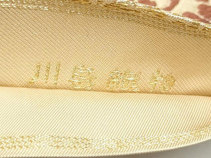 平和屋着物●西陣　川島織物　六通柄　本袋帯　牡丹唐草文　金糸　正絹　逸品　CABL0946hy
