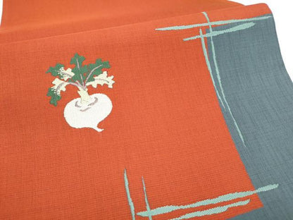 平和屋着物●両方向　太鼓柄袋帯　華宝　正絹　逸品　CABL0950hy