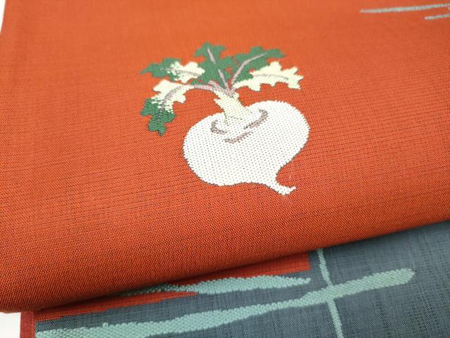 平和屋着物●両方向　太鼓柄袋帯　華宝　正絹　逸品　CABL0950hy