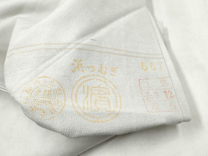 平和屋着物●九寸名古屋帯　作家物　浜紬　手描き　風景文　正絹　逸品　CABL0992hy