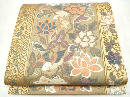平和屋着物●六通柄袋帯　唐織　天平の装い　正絹　逸品　CABL1042hy