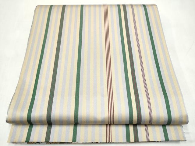 平和屋着物●両面　全通柄袋帯　遠州七宝文　金銀糸　正絹　逸品　CABL1049hy