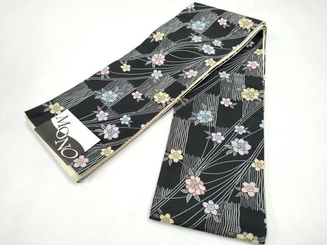 平和屋着物●半幅帯　舞桜文　銀糸　CABL1073hy