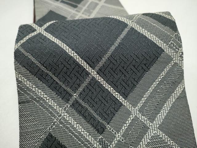 平和屋着物●両面　半幅帯　斜線文　CABL1075hy
