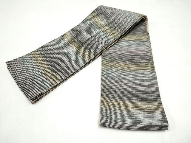平和屋着物●両面　半幅帯　名物裂　正絹　逸品　CABL1087hy